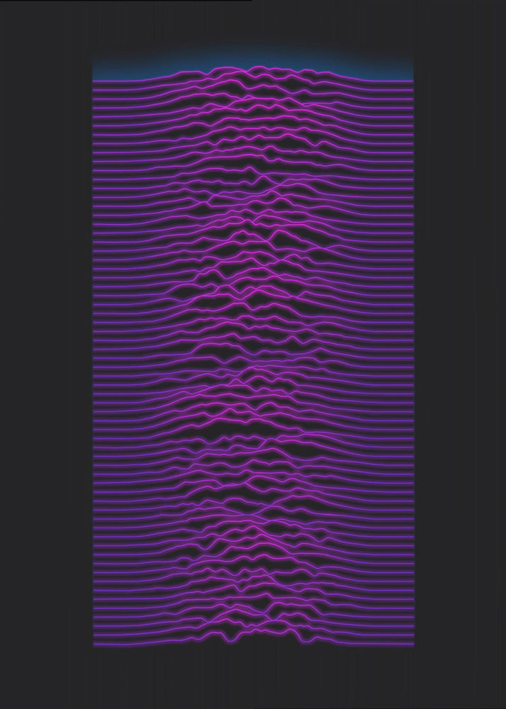 220116 Neon Waveform | Poster