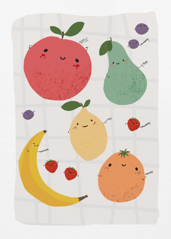 Fruit Kidsposter | Poster