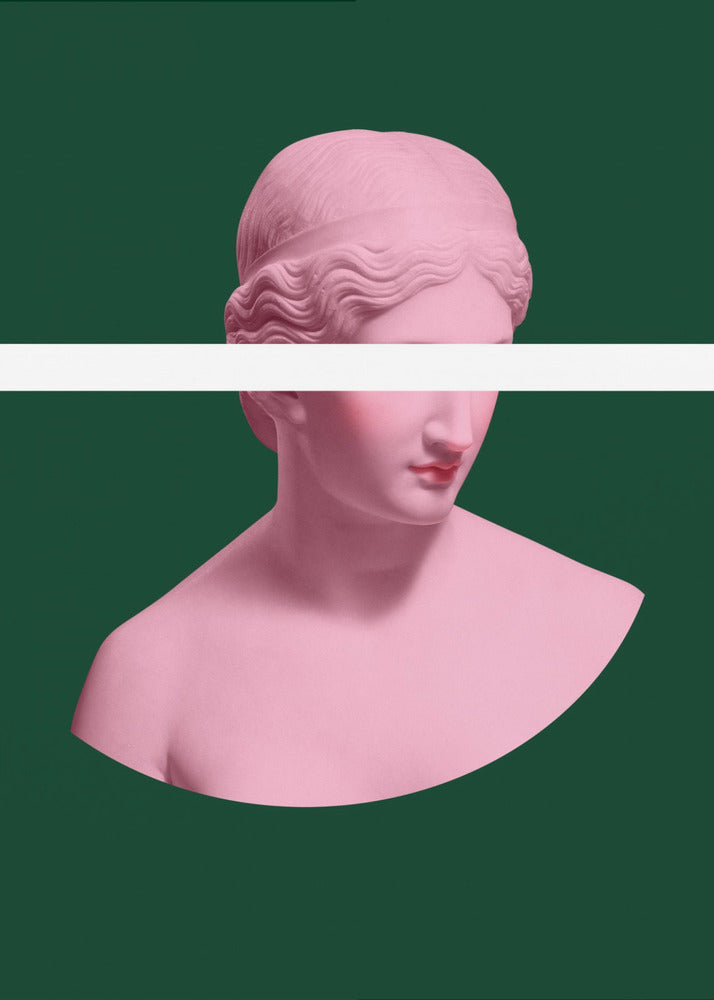 Pink and Green Artemis | Canvas