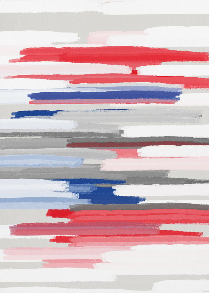 BILLS RED WHITE AND BLUES | Canvas