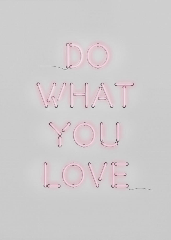 Neon Passion Message | Canvas