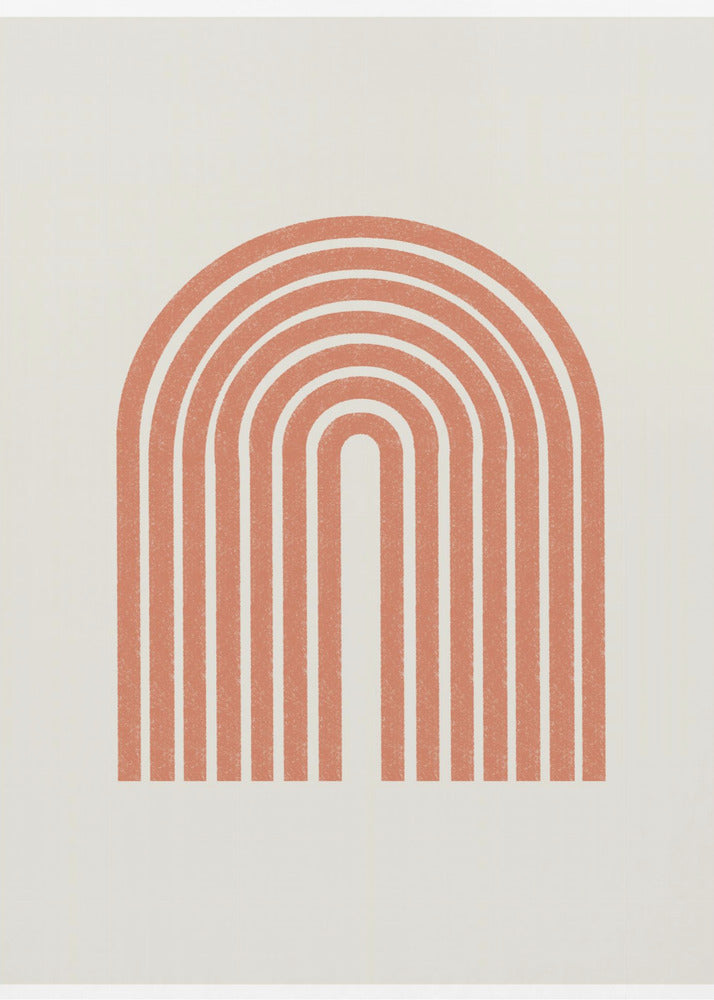 Retro Arch Lines | Poster