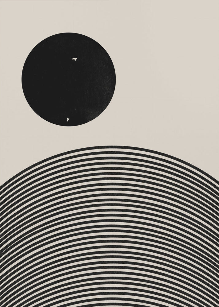 Orbiting Silhouette | Canvas