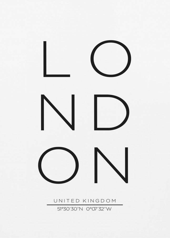 Vertical London Echo | Canvas