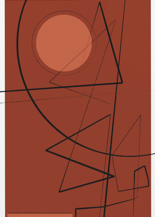 Crimson Geometry | Poster