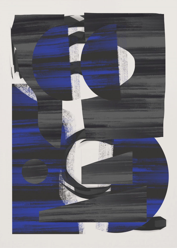 Abstract Stripe Minimal Collage 28 | Canvas
