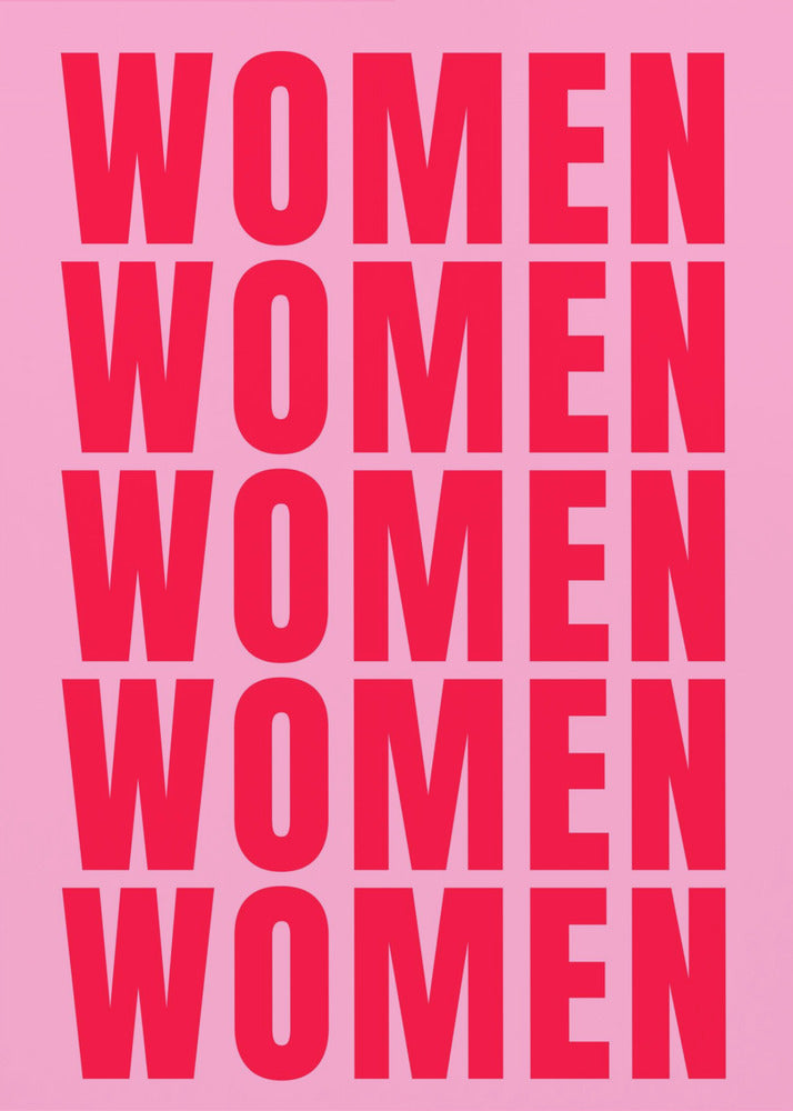 Bold Repeat: Women | Poster