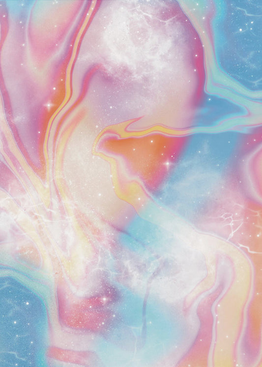Vintage Pastel Space | Poster