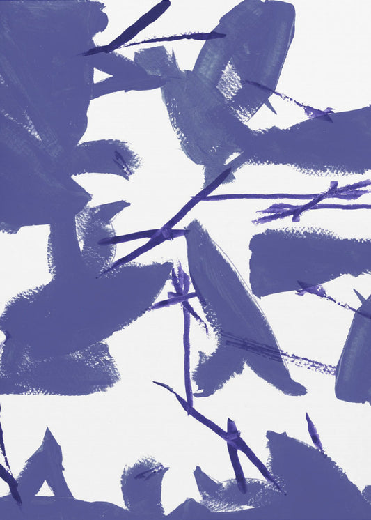 Blue Floral No3 | Canvas