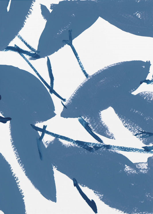 Blue Floral No1 | Canvas