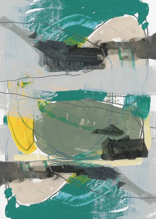 Contemporary Green No1 | Canvas