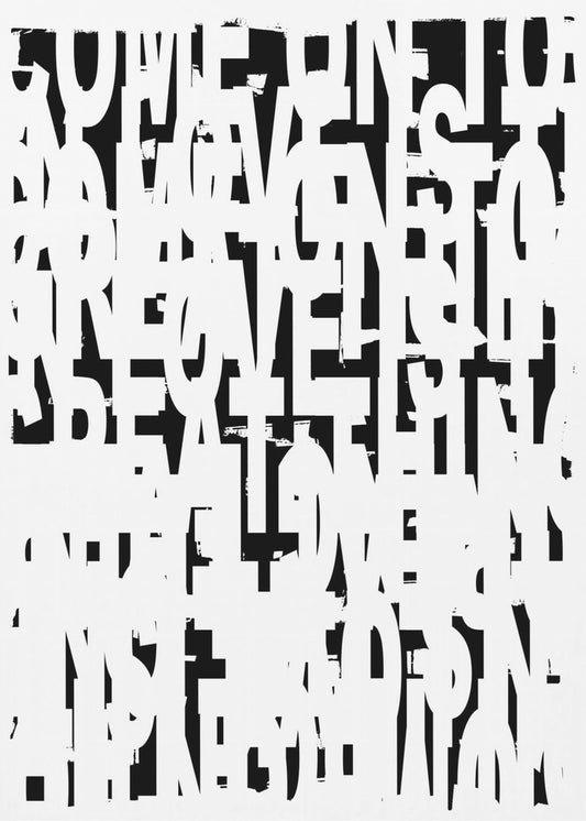 Typography No1 | Canvas