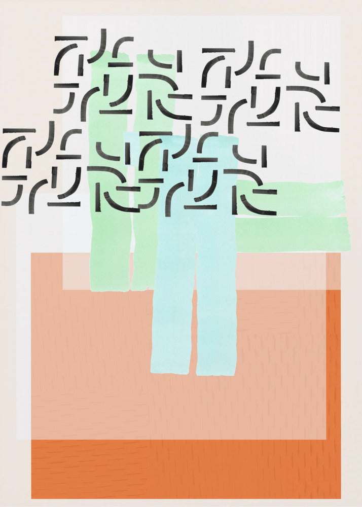 Pastel Pattern Collage 2 | Poster