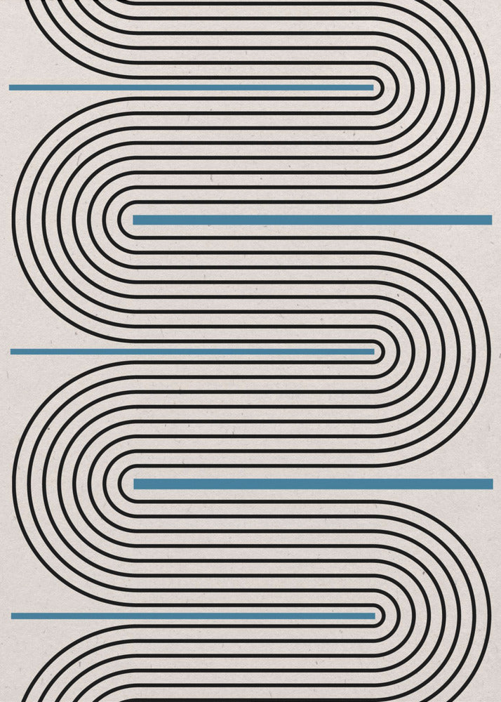 Curved Lines Symphony | Canvas