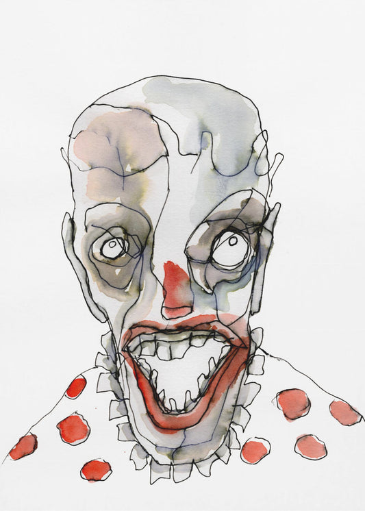 Clowns Of The Pizza Party | Canvas