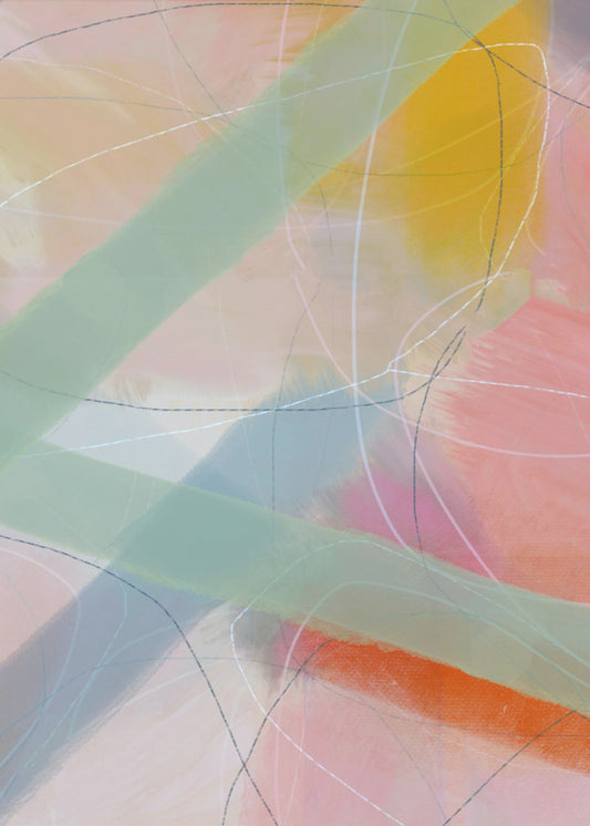 Soft Abstract Shapes 2 | Canvas