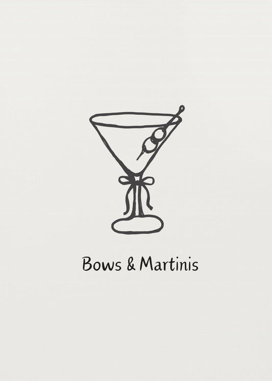 Bows & Martinis | Canvas