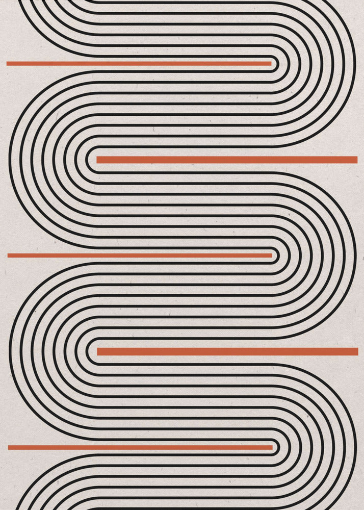 Curved Rhythm Path | Canvas