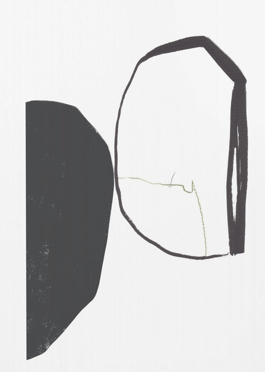 Geometric Shapes And Contrasting Colors | Poster