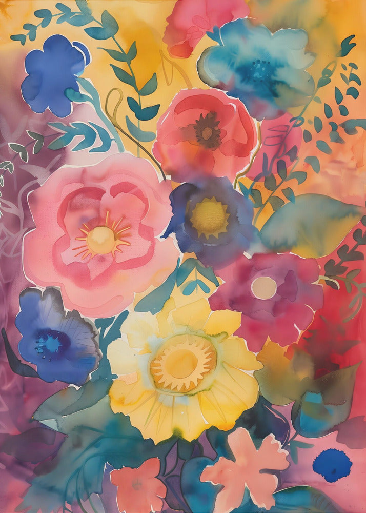Watercolor Floral No. 6 | Canvas
