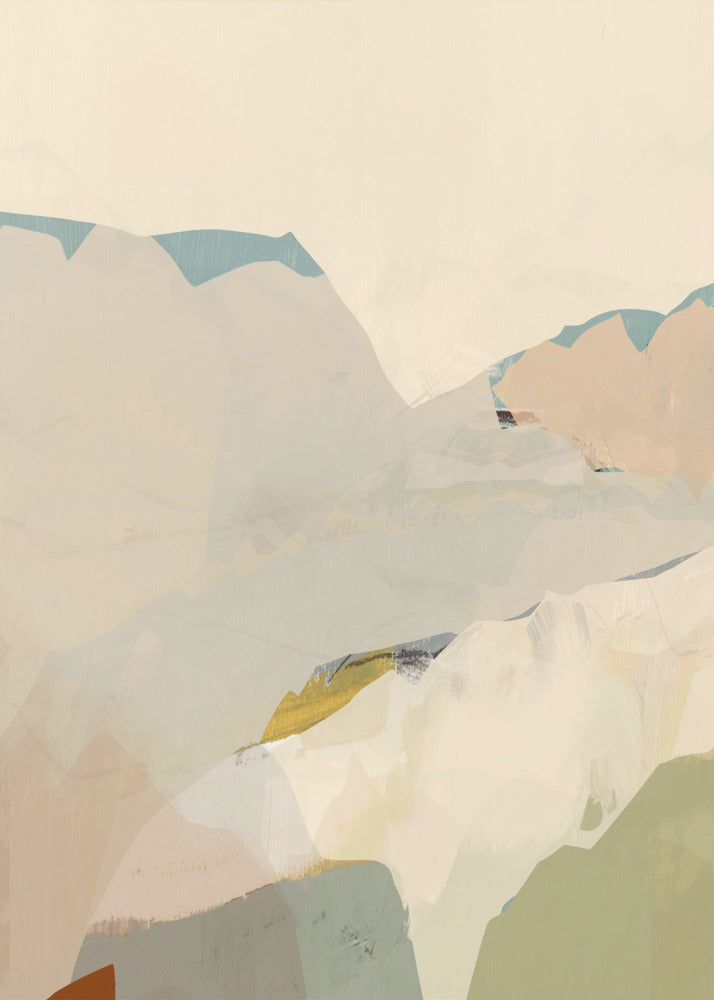 Peachy Mountain Range 2 | Poster