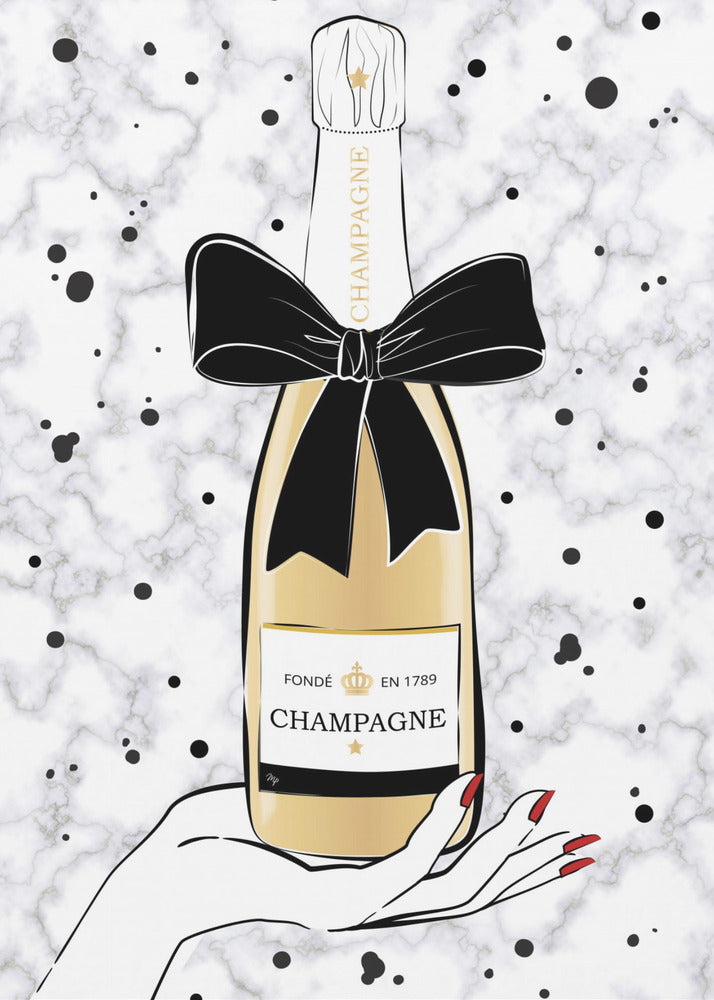 Holding Champagne | Poster