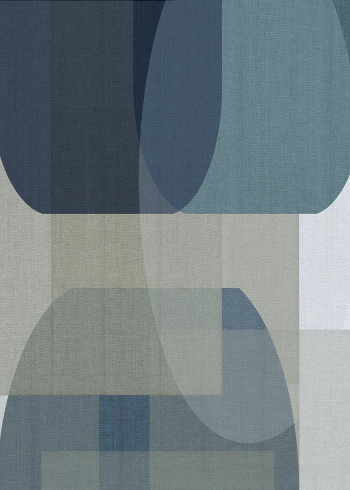 Woven Blue Layers 2 | Poster
