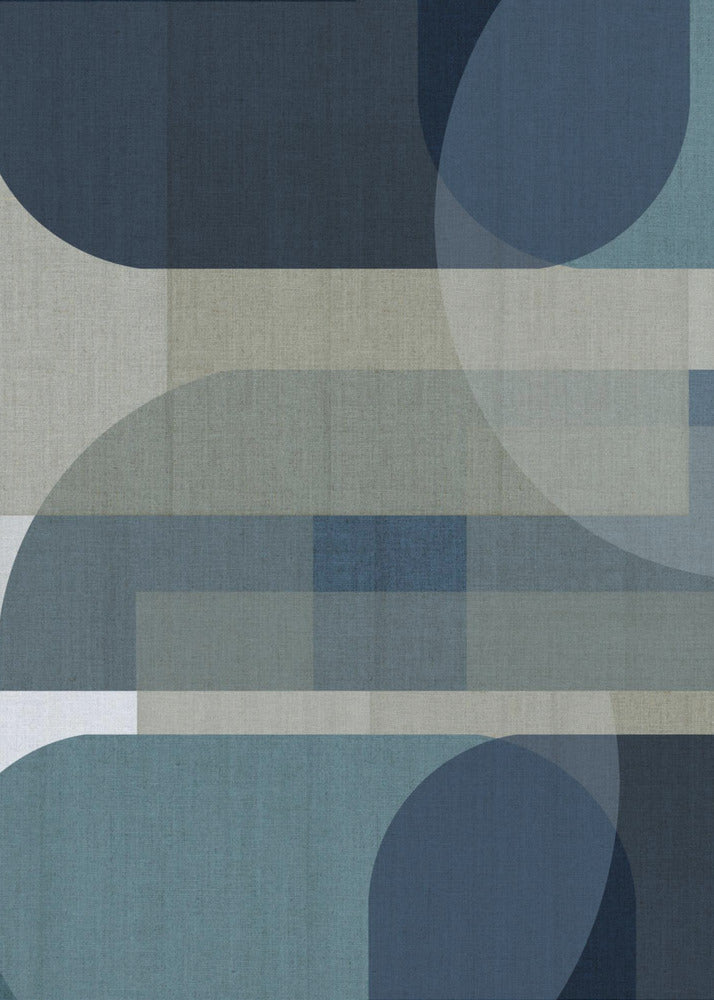 Woven Blue Layers 3 | Canvas