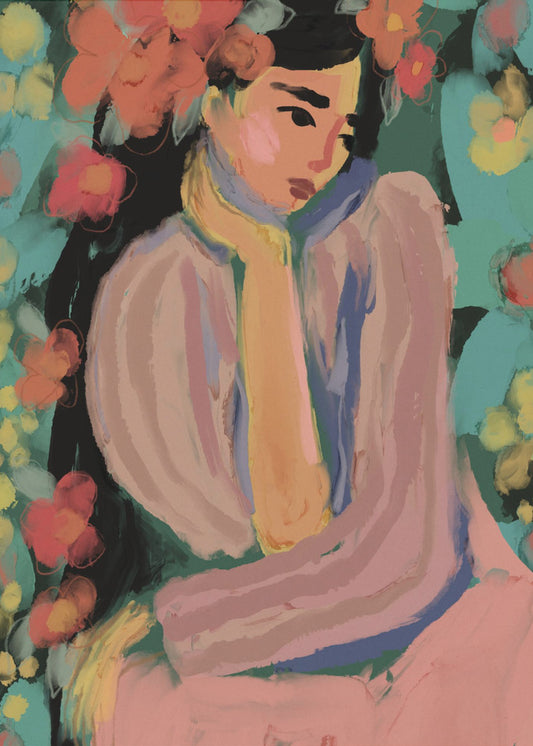 Pensive Blooms | Poster