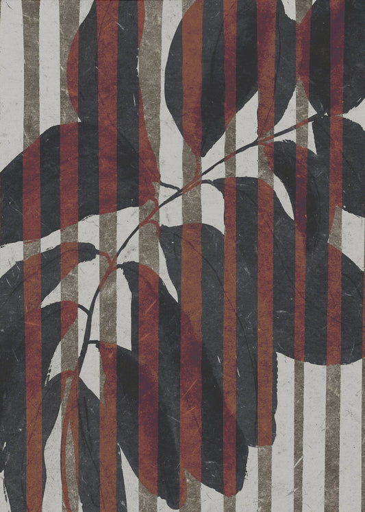 Striped Botanical | Poster