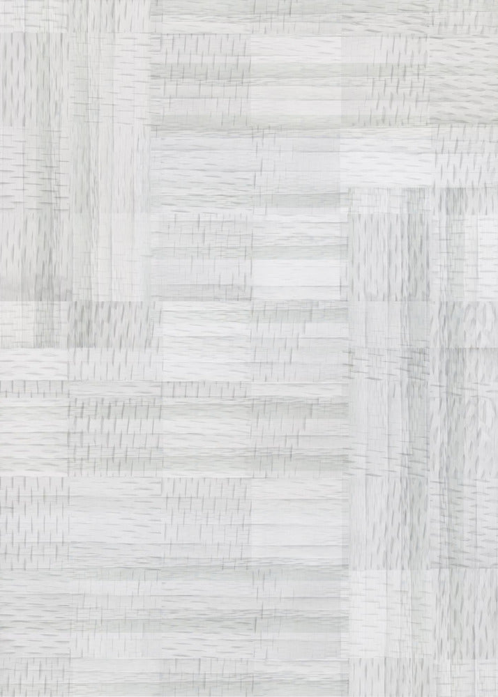 White Woven Blocks 1 | Poster