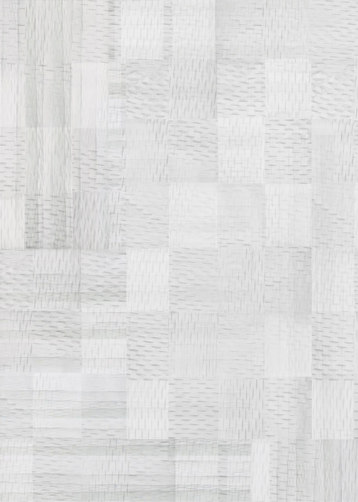 White Woven Blocks 3 | Poster