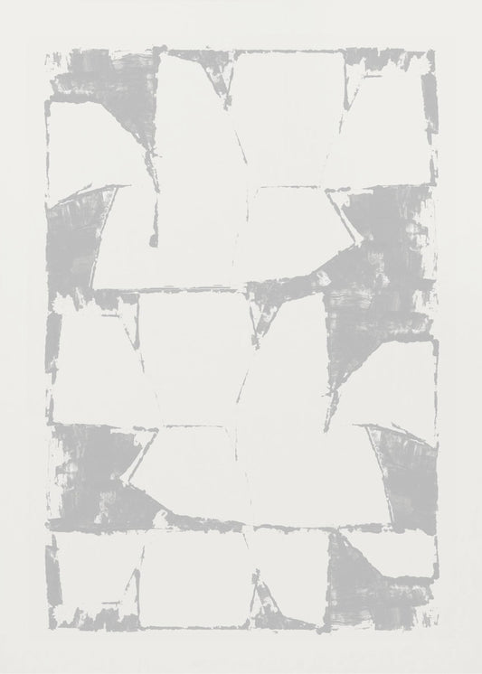 Grey White On White 2 | Canvas