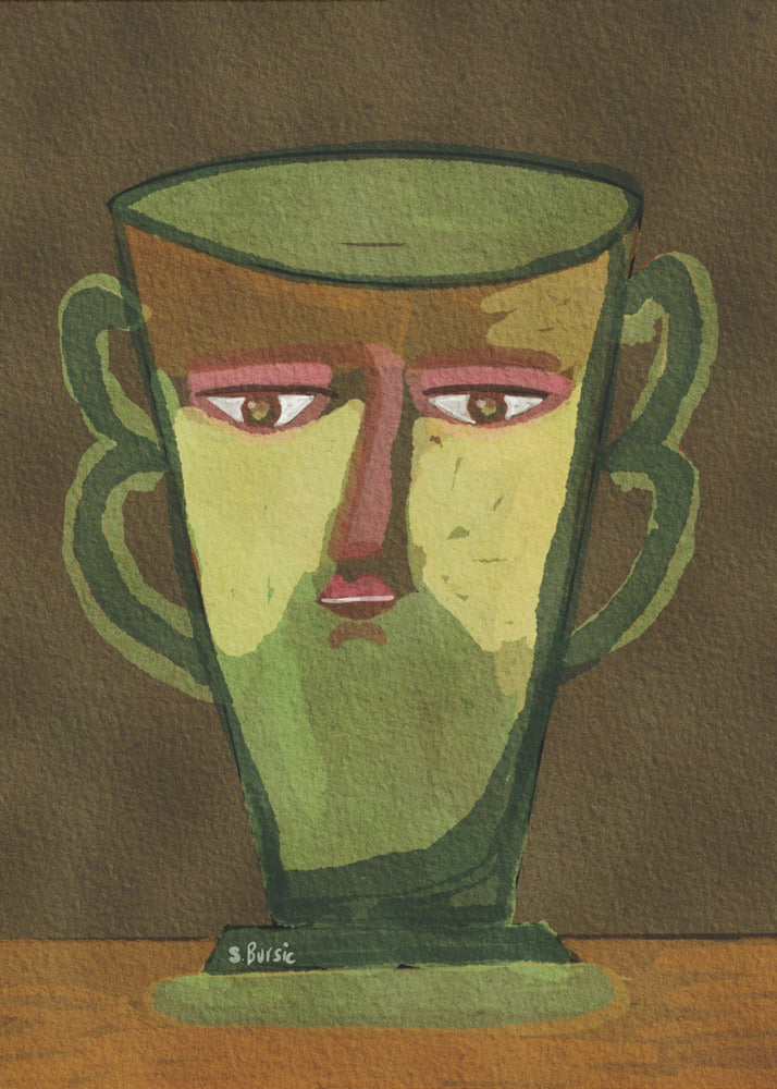 Mug man brown version | Canvas