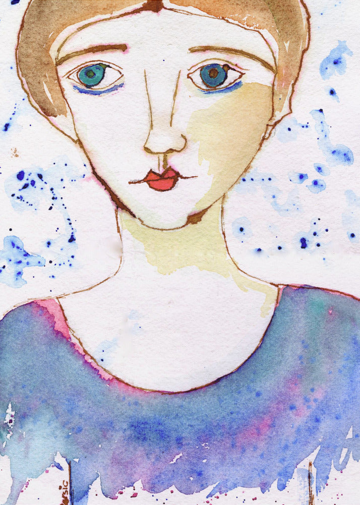 Lady looking | Poster