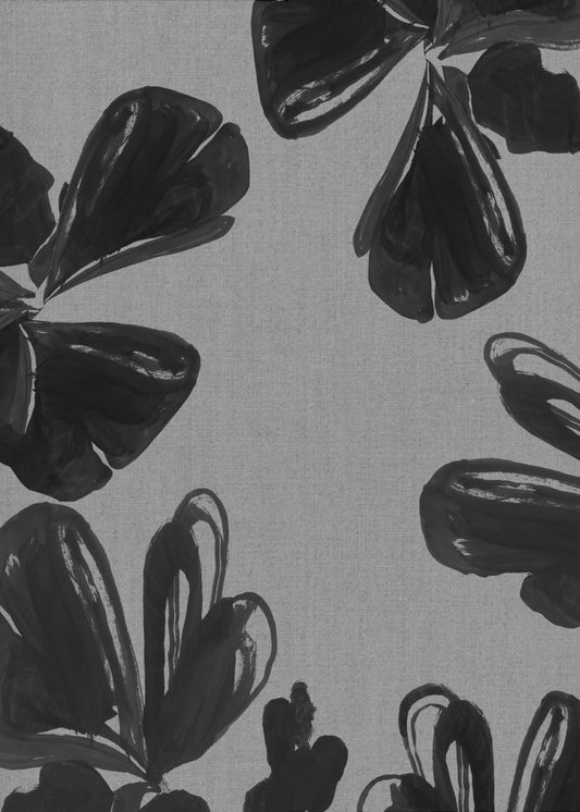 Black Floral 5 | Poster