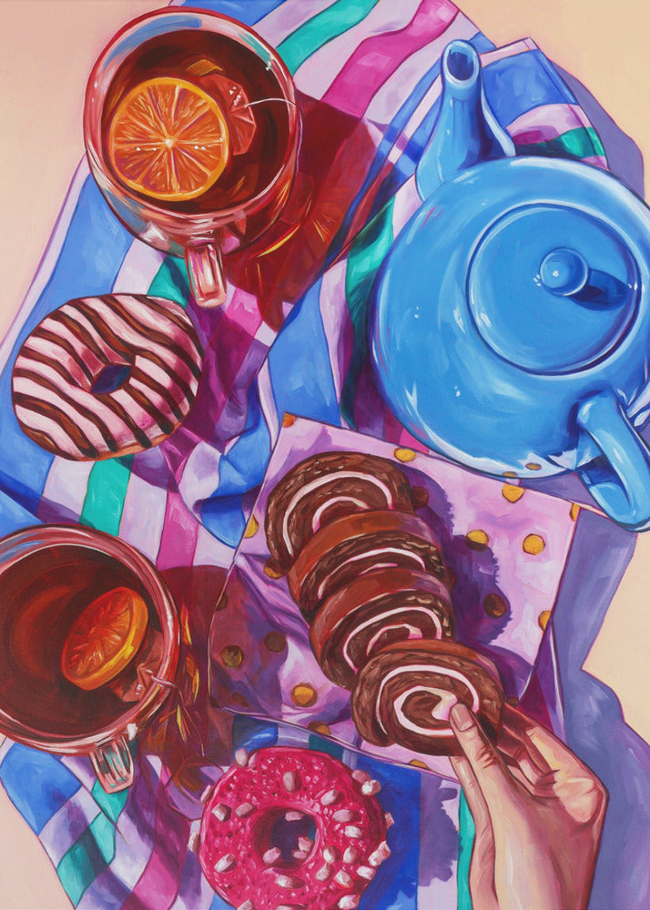 Hot Tea and Hot Pink | Poster