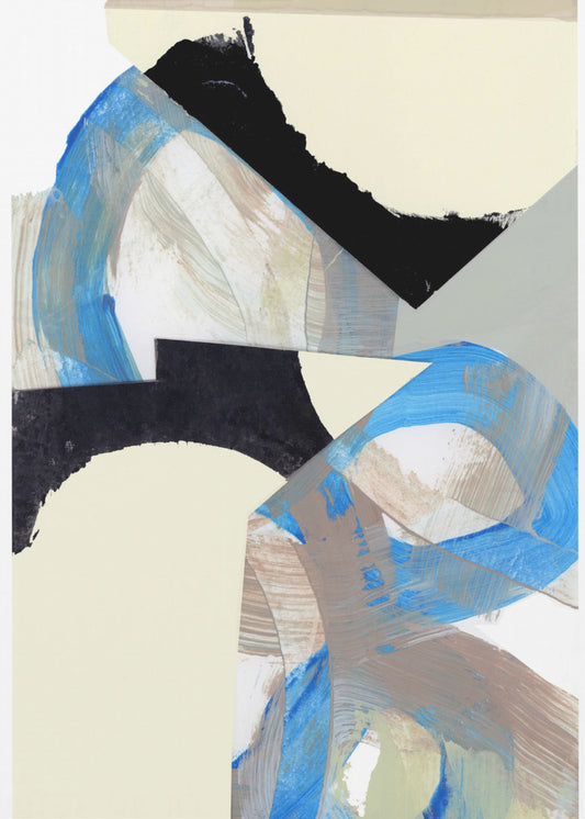 Blue Neutral Beige Black 1 | Canvas