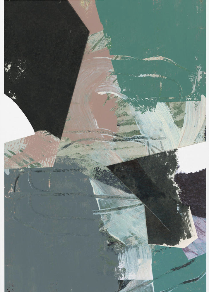 Blue Black Neutral White 3 | Poster