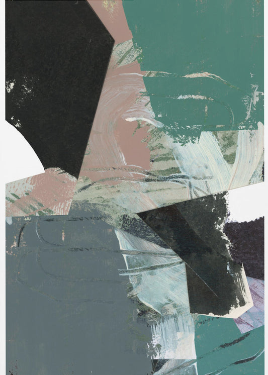 Blue Black Neutral White 3 | Poster