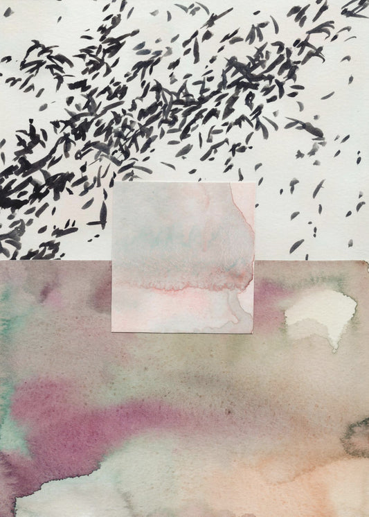 Watercolor abstract composition 7 | Poster