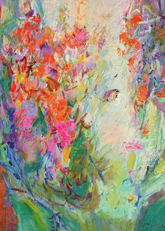 Vibrant Garden Bliss | Canvas