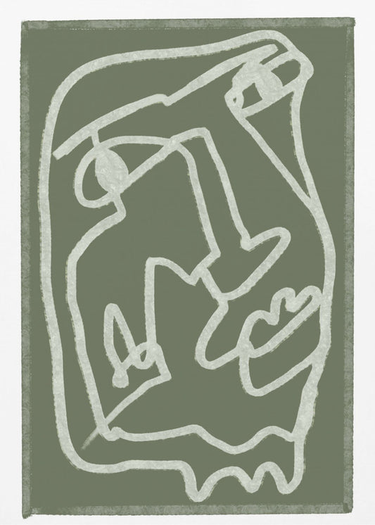 Green abstract | Canvas