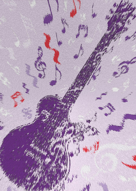 Electric Guitar Pop Art Exploding | Canvas