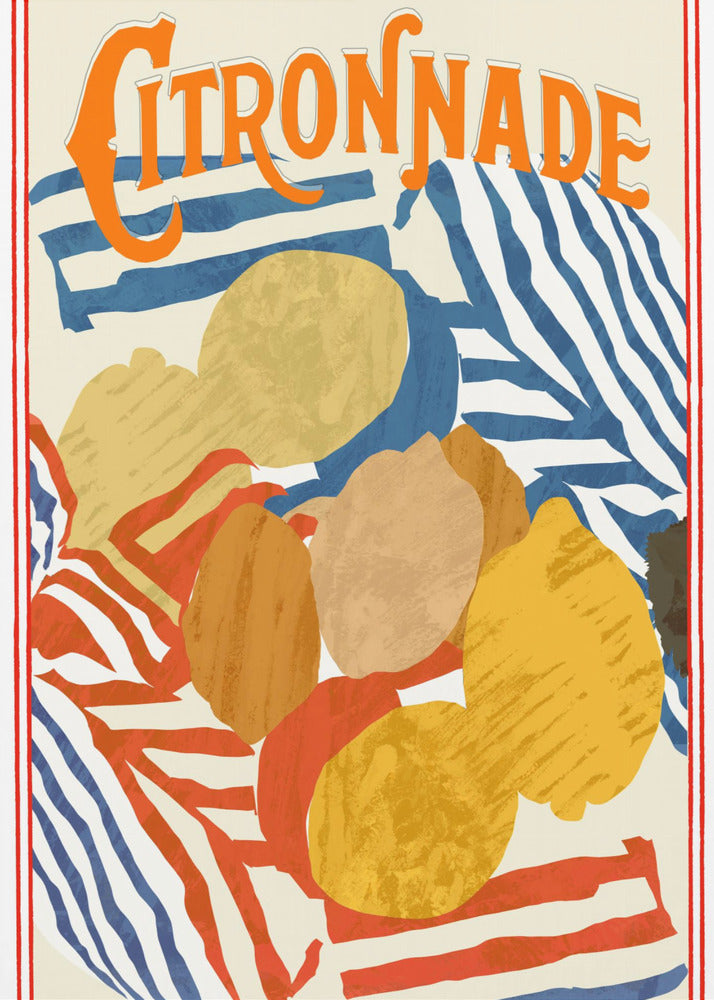 Citronnade Blue and Red | Poster