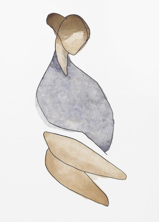 Sitting Woman no.11 | Canvas