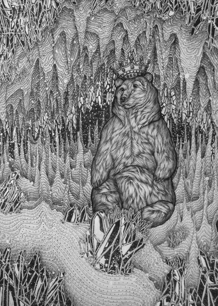 Cave of the Bear King Large | Canvas