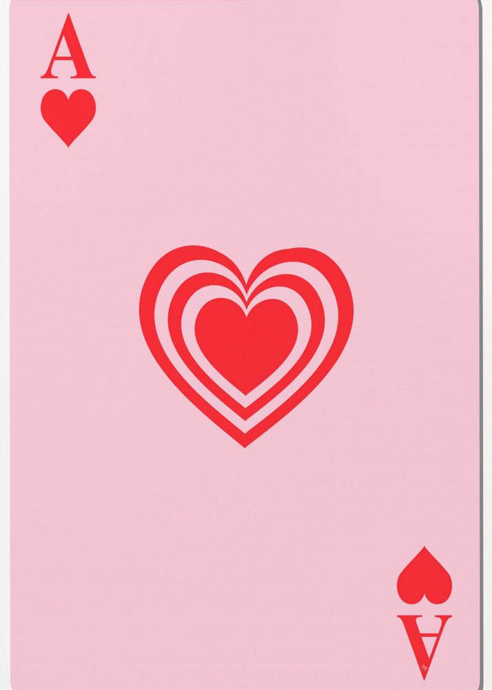 Ace of Hearts Glow | Poster