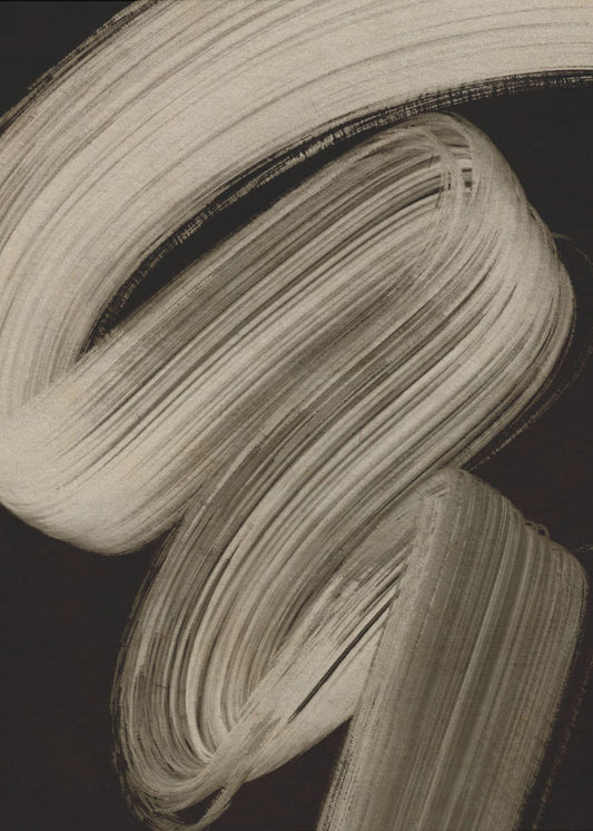 Brushstroke Whirl | Poster