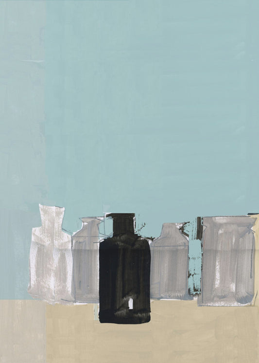 Vintage Clay Pots On Table 2 | Poster